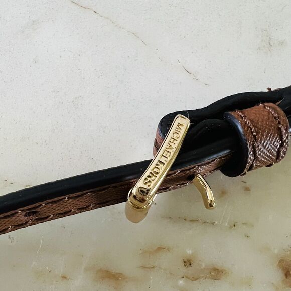 MICHAEL KORS Jet Set Item Luggage Leather Zip Chain East West Crossbody Bag - Picture 7 of 11